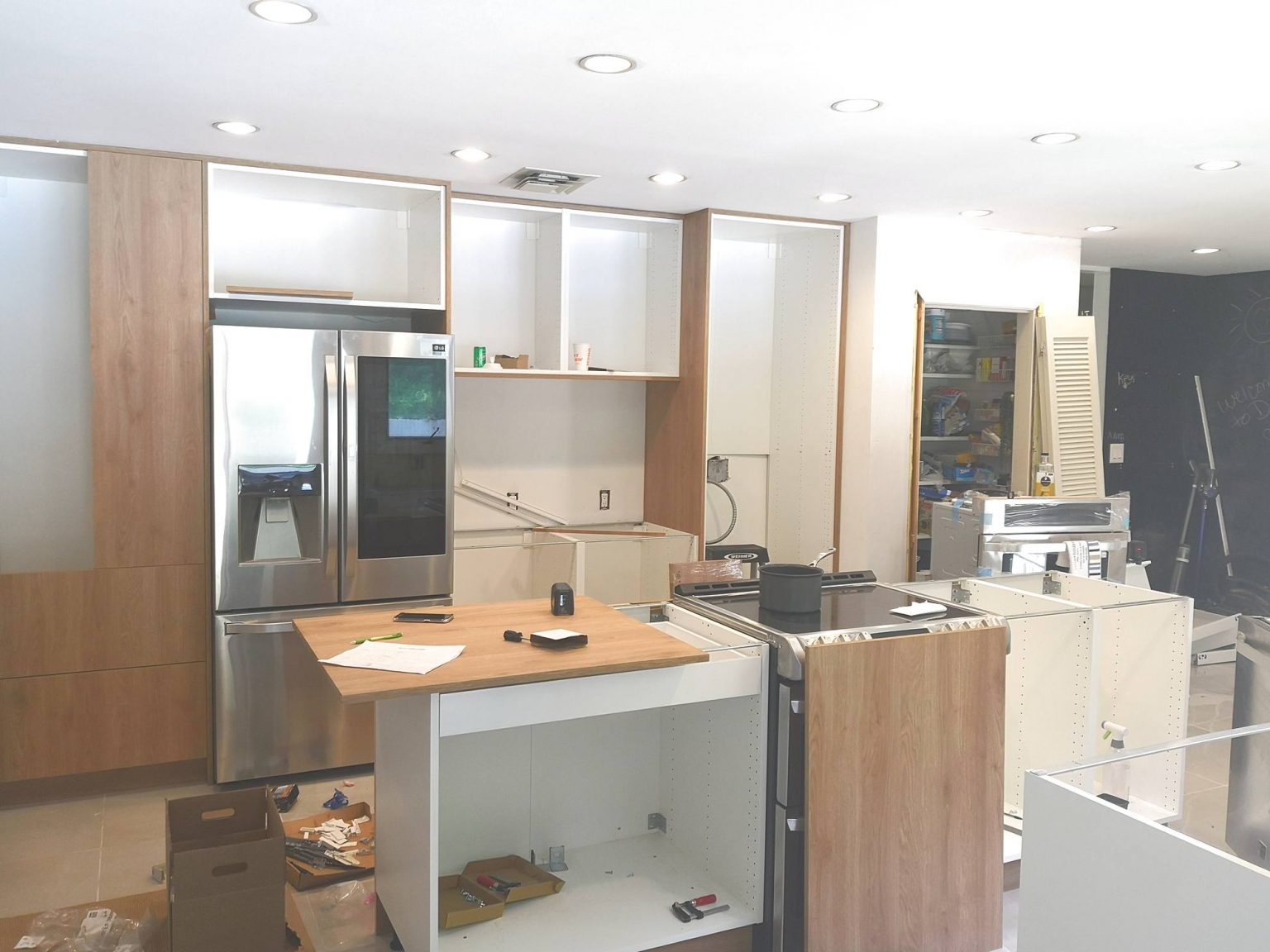 Installing IKEA kitchen cabinets in NYC